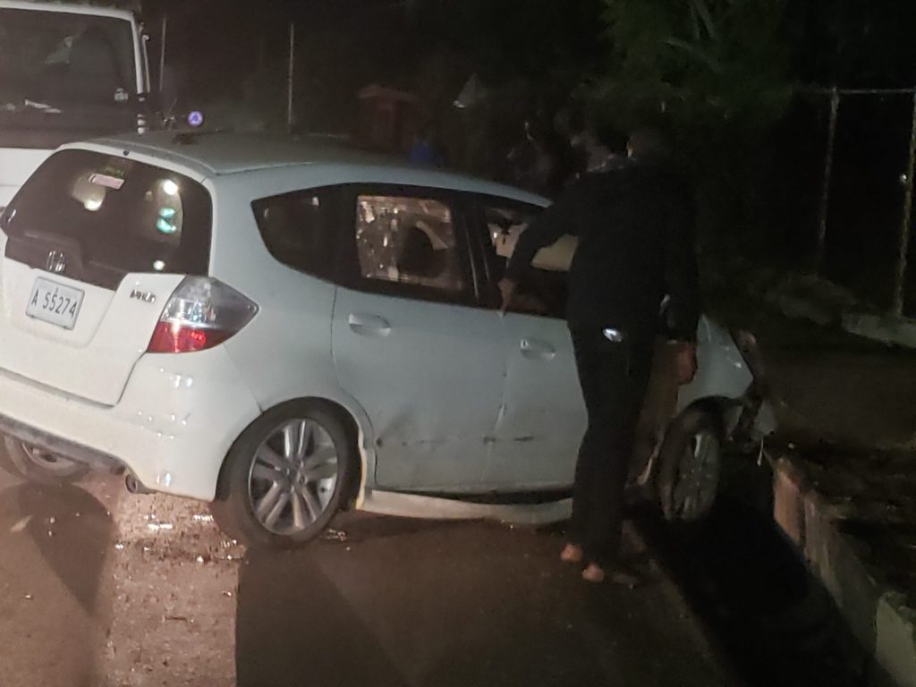 Upp Rally UPP supporter crashes on the way to party rally - Pointe Xpress ...