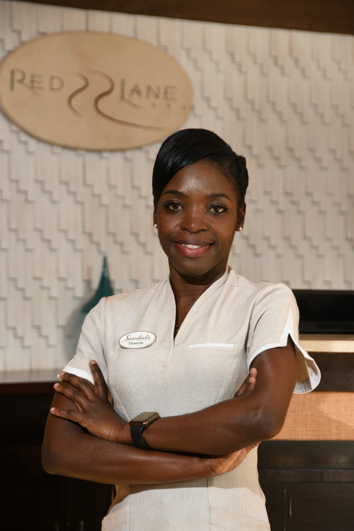 Sandals Grande Antigua staff member sings the praise of Sandals