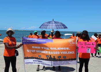 IHO continues the Call for A Safe Shelter with Barbuda GBV Prevention Walk