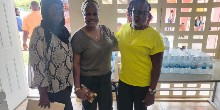 Bonnietha John brings ‘Water Wednesday’ to Holy Trinity School