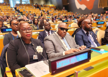 Senate President Grant-Williams leads Antigua and Barbuda delegation at UN conference