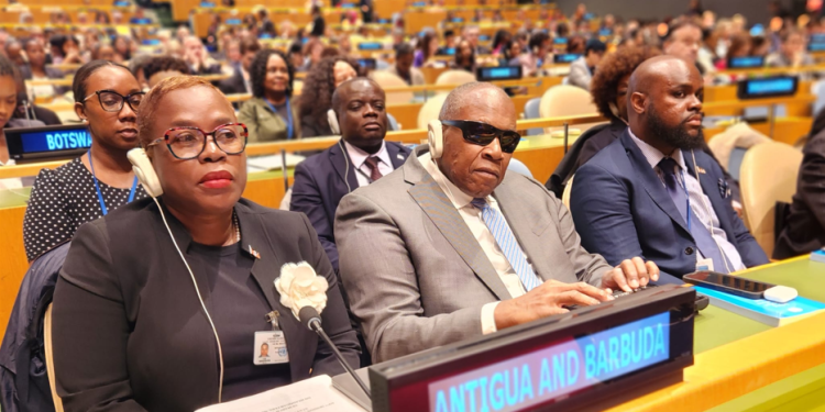 Senate President Grant-Williams leads Antigua and Barbuda delegation at UN conference