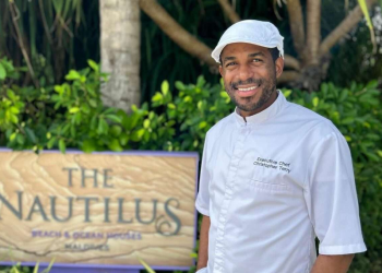 Christopher Terry is again nominated for Chef of the Year in the Maldives