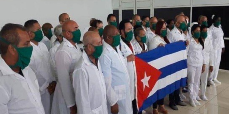 The government has approved new payment system for Cuban medical personnel