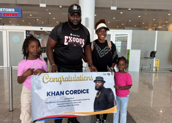 A triumphant salute to Khan Cordice!