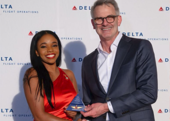 Latesha Latoya Azille Pilots Her Way into the Record Books as First Female Antiguan Pilot at Delta Air Lines