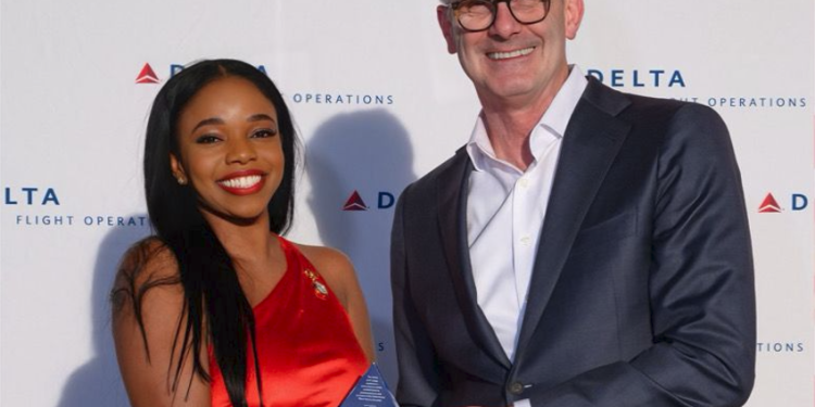 Latesha Latoya Azille Pilots Her Way into the Record Books as First Female Antiguan Pilot at Delta Air Lines