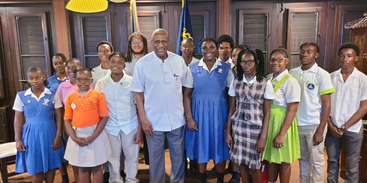 National Student Council executive visits Government House