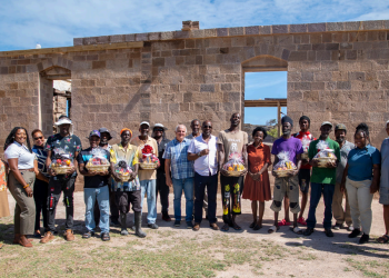 The NPA shows appreciation for Stone Masons working at Blockhouse