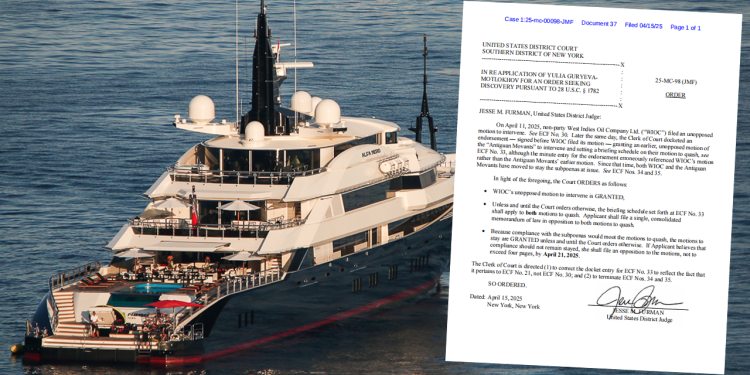 U.S. Federal Judge grants Stay on Subpoenas in Alfa Nero Matter