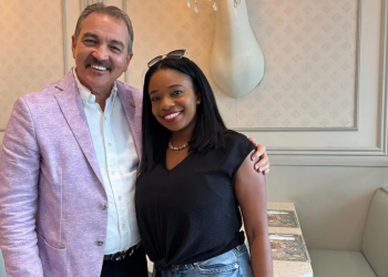 Tourism Minister Fernandez celebrates with aviation pioneer