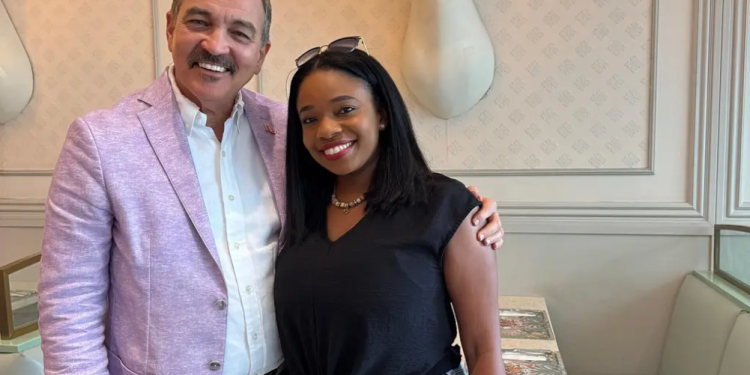 Tourism Minister Fernandez celebrates with aviation pioneer