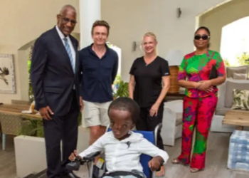 11-year old with mobility issues receives motorized wheel chair