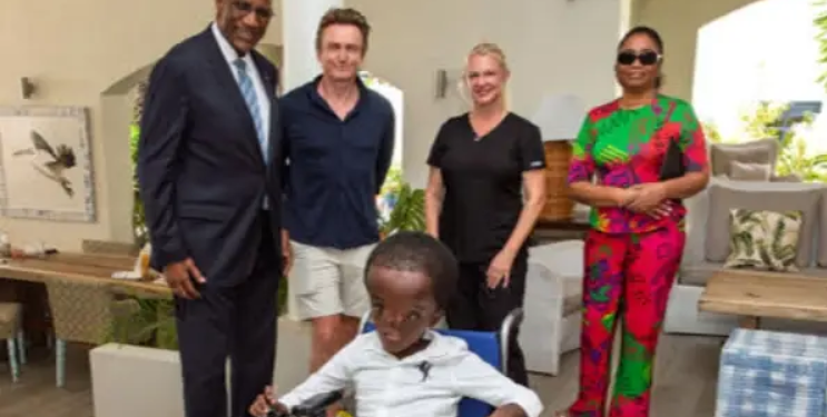 11-year old with mobility issues receives motorized wheel chair