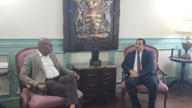 Saudi Arabia’s Ambassador pays courtesy call on Antigua and Barbuda