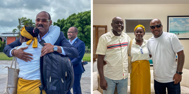 Missing woman returns…gets warm welcome at airport