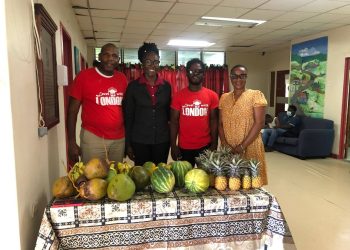 Terri London and Level Up team donate fresh fruits to Care Project
