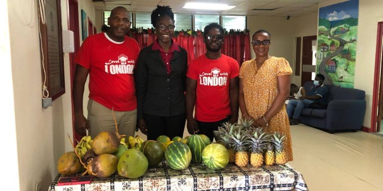 Terri London and Level Up team donate fresh fruits to Care Project