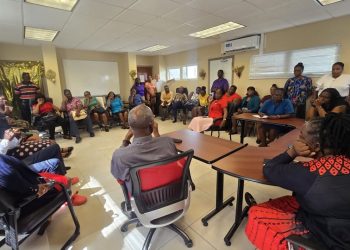 Permanent Secretary Colin O’Keiffe Hosts Introductory Meeting with Ministry of Health Staff