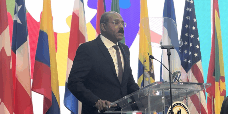 Prime Minister Browne addresses critical issues in wide-ranging address to OAS General Assembly