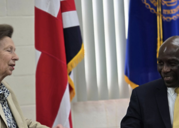 RSS Deputy Executive Director Atlee Rodney meets visiting Royal