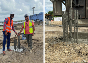 Piling Phase completed in Antigua Cruise Port’s Upland Development