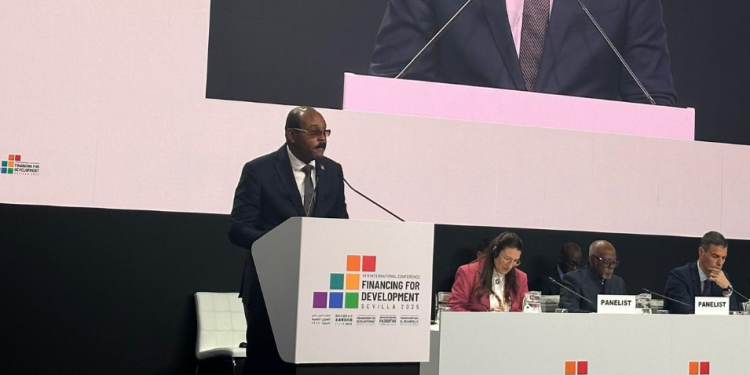 Prime Minister Gaston Browne Champions Debt Reform and Climate Justice at FfD4