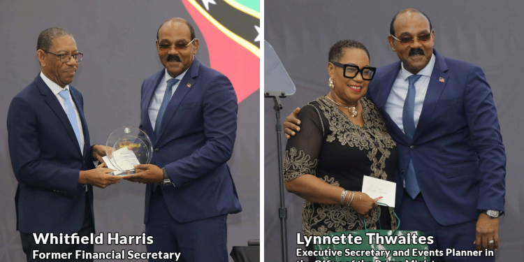 Two public servants honoured at ECCU ceremony