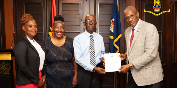 James Spencer takes his Oath of Office as a member of the Public Service Appeal Board