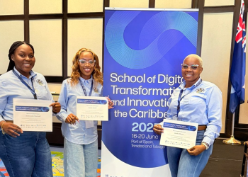 A Ministry of ICTs team attends Digital Transformation for the Caribbean Meeting 2025 in Trinidad