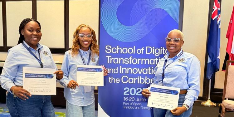 A Ministry of ICTs team attends Digital Transformation for the Caribbean Meeting 2025 in Trinidad