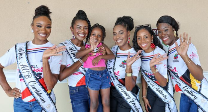 2025 Queen of Carnival delegates launch food drive to benefit Sunshine Home for Girls