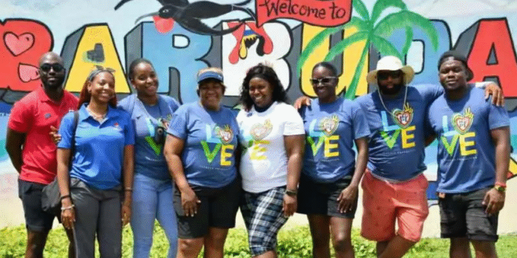 Business entities join to present back-to-school supplies to Barbuda students
