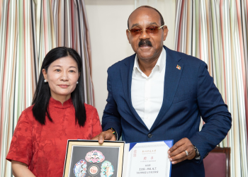 Chinese university confers special honour on Prime Minister Gaston Browne