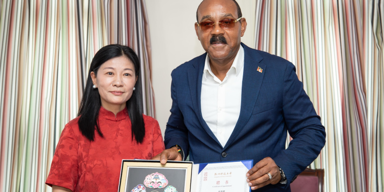 Chinese university confers special honour on Prime Minister Gaston Browne