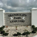 Burials at Tranquility Park Cemetery begin on September first