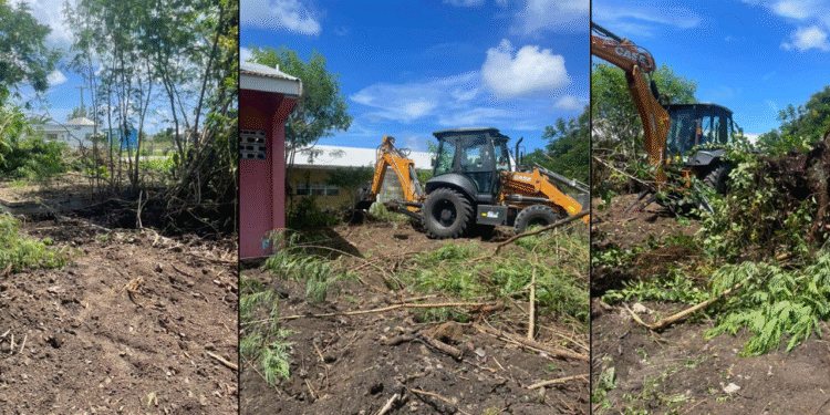 Bonnietha John continues her voluntary clean-up work in Barbuda