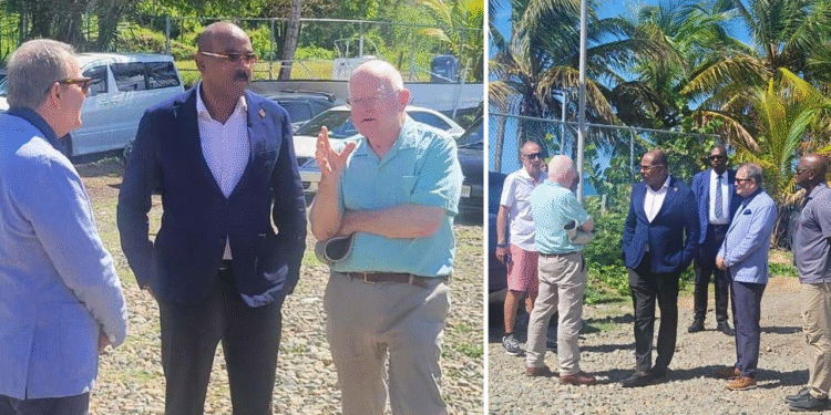 PM Browne, Tourism Minister visit Curtain Bluff Hotel