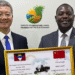 A high-level delegation from Hainan Province in China makes donation to Antigua and Barbuda