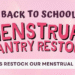 Scrub Life Cares “Back to School Menstrual Pantry Restock” Supporting Students as They Return to the Classroom