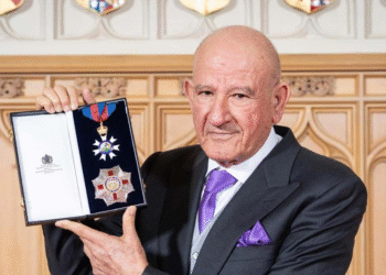 Sir Aziz Hadeed knighted in the UK by Royal Family