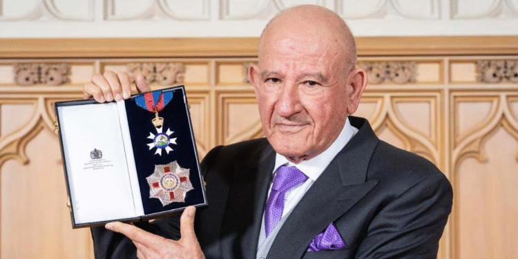 Sir Aziz Hadeed knighted in the UK by Royal Family