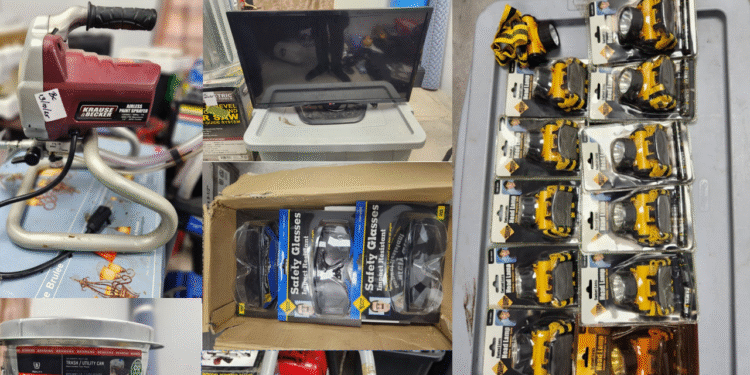 Police Seize Suspected Stolen Items in Multiple Operations