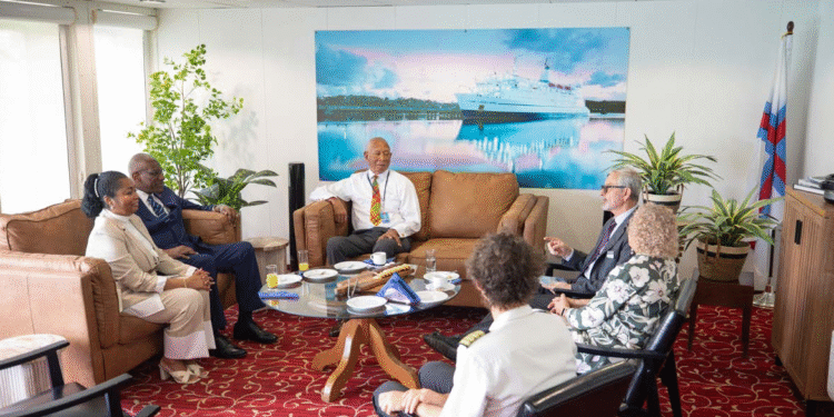 Logos Hope sails into the St. John’s Harbour for 2-week visit