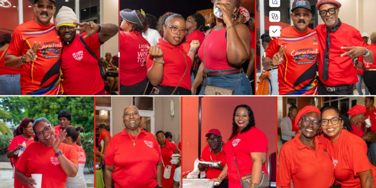 Code Red social draws massive turnout at party headquarters