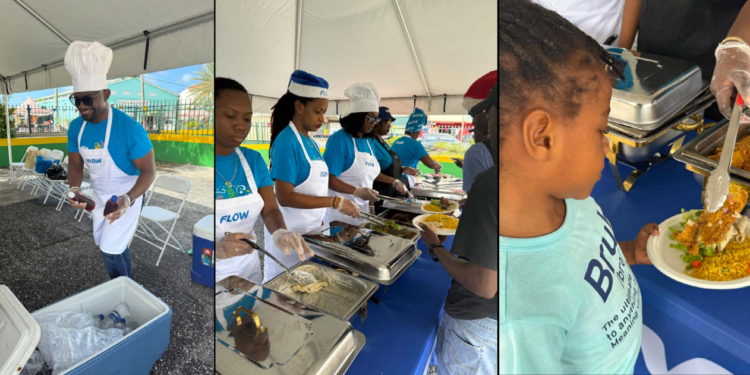 Flow hosts Christmas luncheon for the less fortunate