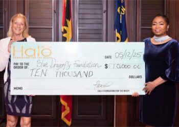 The Halo Foundation donates to The Blue Dragonfly Foundation’s Transformative Initiative