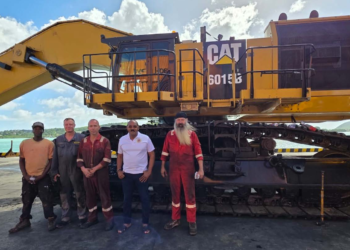 New dredging equipment arrive to complete work at the SJH, Crabbes