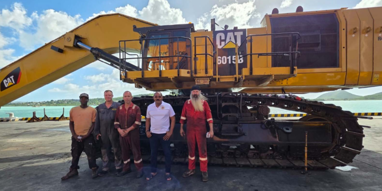 New dredging equipment arrive to complete work at the SJH, Crabbes