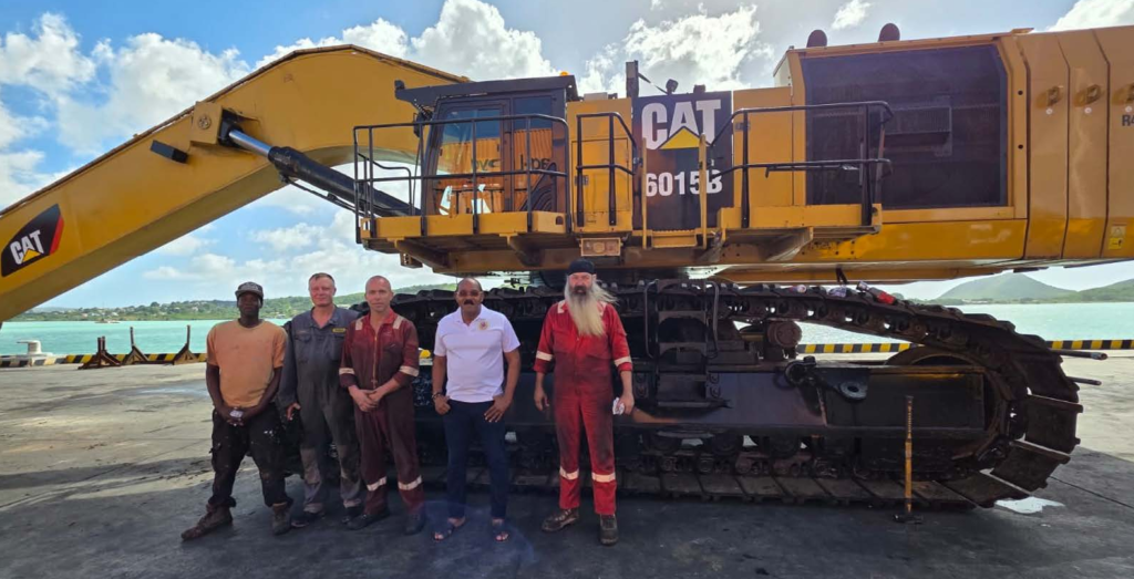 New dredging equipment arrive to complete work at the SJH, Crabbes